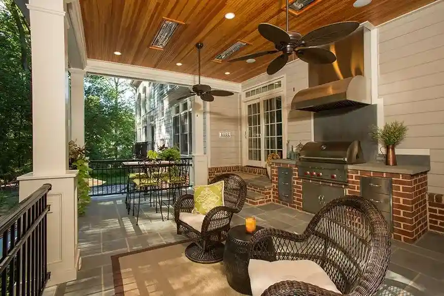 outdoor kitchen and fireplace | outdoor kitchens with fireplaces