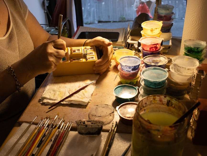 basement art studio design
